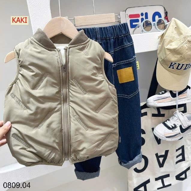 25HA0809.04 - GILE PHAO LÓT LÔNG ẤM KACADY CHO BÉ