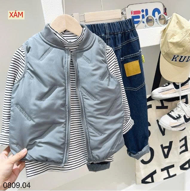 25HA0809.04 - GILE PHAO LÓT LÔNG ẤM KACADY CHO BÉ