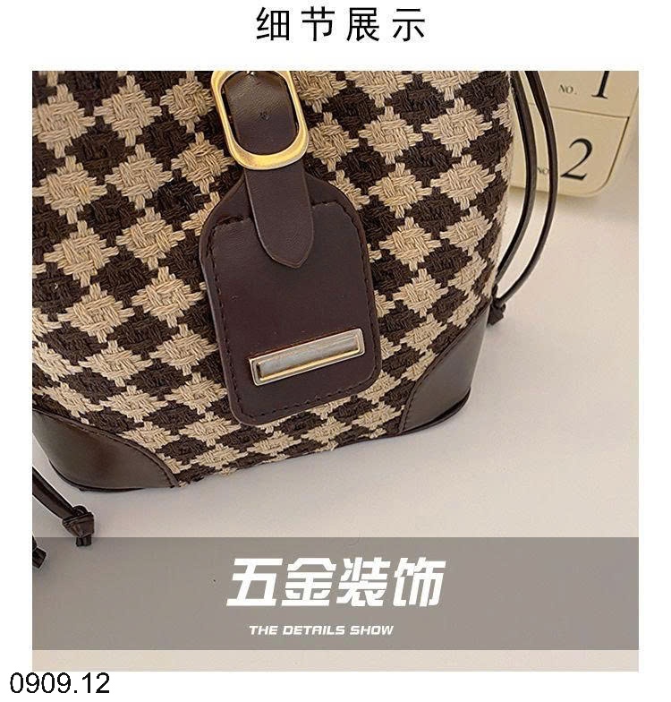 25HA0909.12 - TÚI XÁCH RETRO NỮ