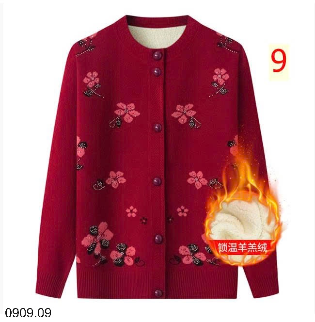 25HA0909.09 - CARDIGAN TRUNG NIÊN CHO BÀ