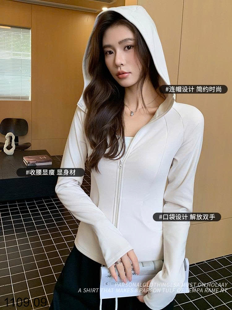 25HA1109.09 - ÁO KHOÁC MỎNG CÓ MŨ TRÙM ĐẦU