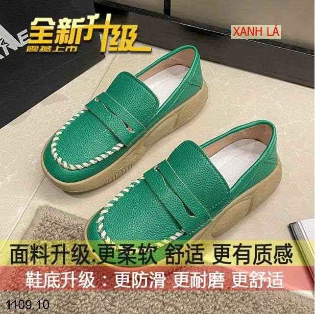 25HA1109.10 - GIÀY LƯỜI NỮ ĐẾ CAO