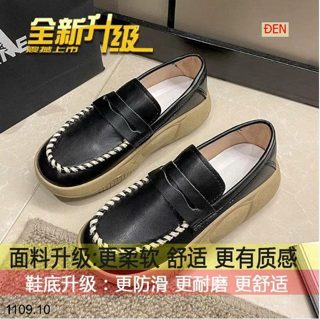 25HA1109.10 - GIÀY LƯỜI NỮ ĐẾ CAO