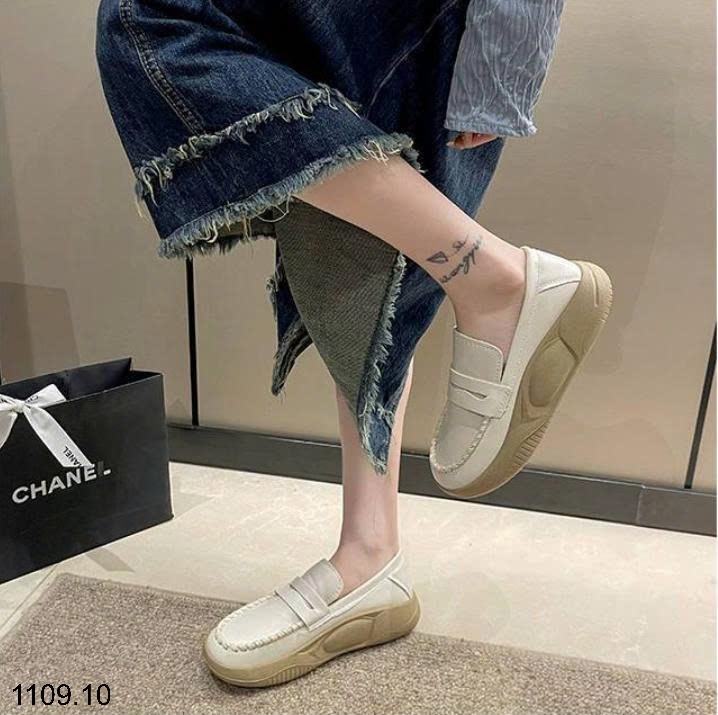 25HA1109.10 - GIÀY LƯỜI NỮ ĐẾ CAO