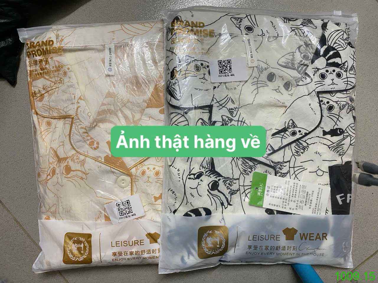 25HA1009.15 - SET 2 BỘ PIJAMA MẶC NHÀ NỮ