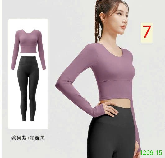 25HA1209.15 - BỘ TẬP THỂ THAO DÀI TAY DÂY ĐAN LƯNG CHO NỮ