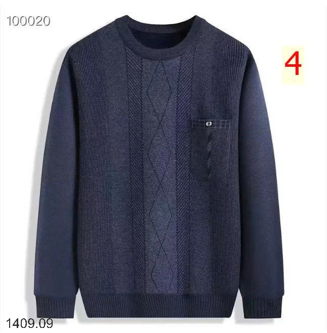 25HA1409.09 - ÁO LEN CỔ TRÒN TRUNG NIÊN CHO BỐ