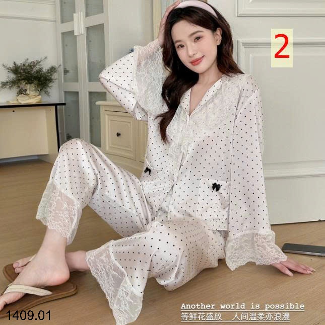 25HA1409.01 - BỘ MẶC NHÀ MADNONO VIỀN BÈO