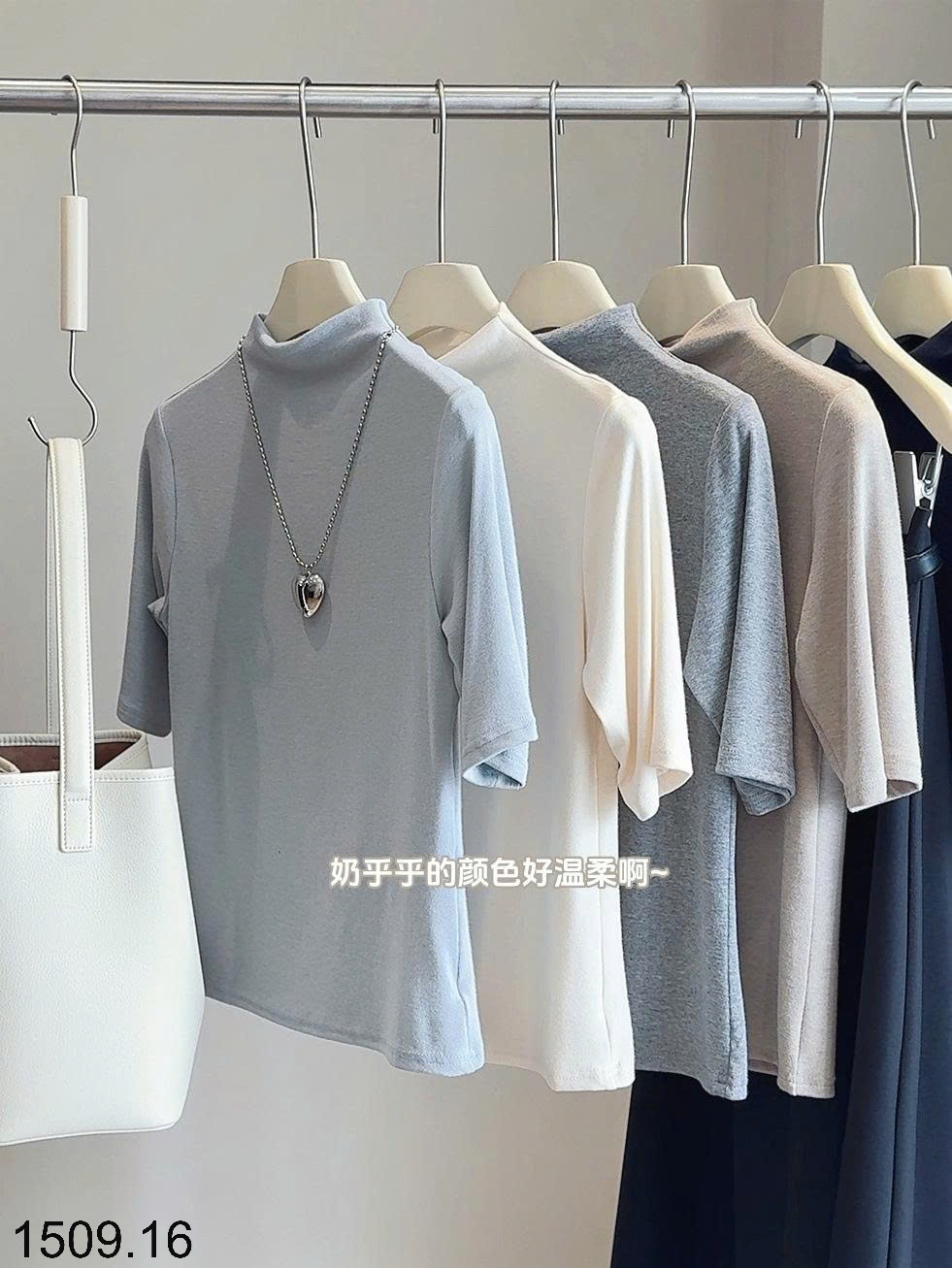 25HA1509.16 - ÁO THUN CAO CỔ TAY LỠ ANNA