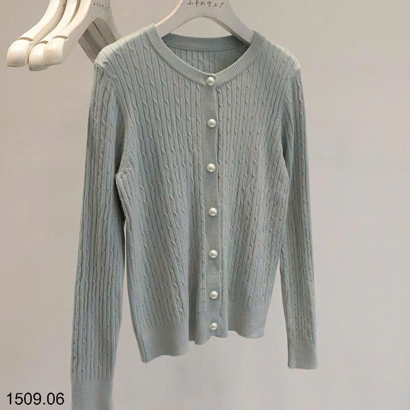 25HA1509.06 - CARDIGAN LEN VẶN THỪNG CHO NỮ