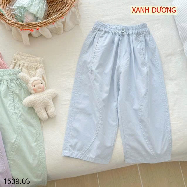 25HA1509.03 - QUẦN XUÔNG NINGLI CẠP CHUN ĐÍNH CÚC