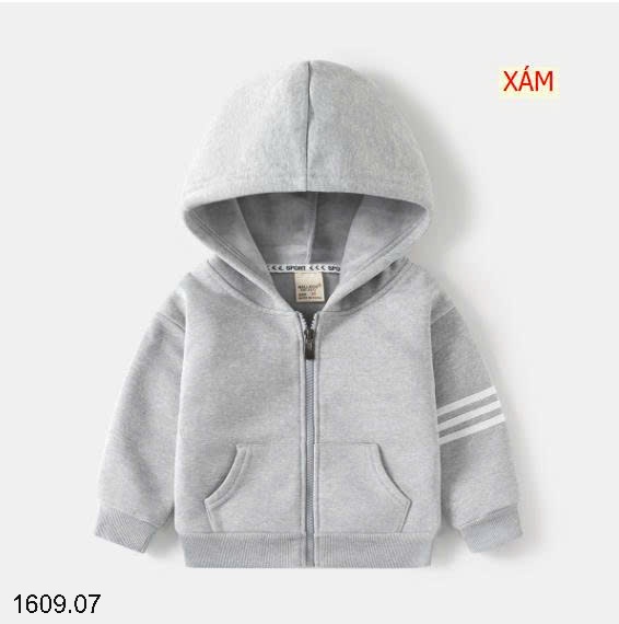 25HA1609.07 - ÁO KHOÁC NGOÀI CÓ MŨ TRÙM ĐẦU WELLKIDS BTRAI