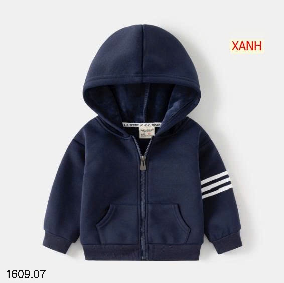 25HA1609.07 - ÁO KHOÁC NGOÀI CÓ MŨ TRÙM ĐẦU WELLKIDS BTRAI
