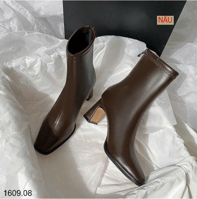 25HA1609.08 - BỐT NGẮN CỔ KHÓA SAU MŨI VUÔNG