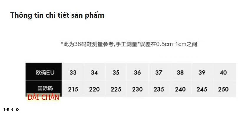 25HA1609.08 - BỐT NGẮN CỔ KHÓA SAU MŨI VUÔNG