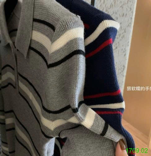 25HA1709.02 - VÁY LEN KẺ POLO NHÀ WGWE