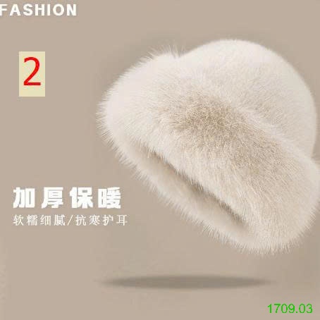 25HA1709.03 - MŨ LÔNG CHO NỮ