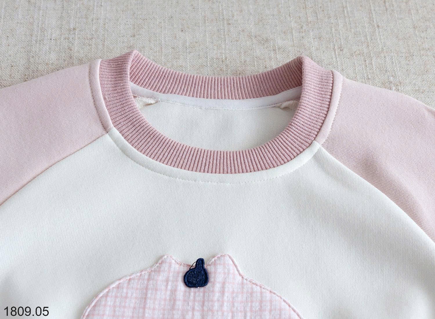 25HA1809.05 - ÁO NỈ HOẠT HÌNH CUTE CHO BÉ GÁI