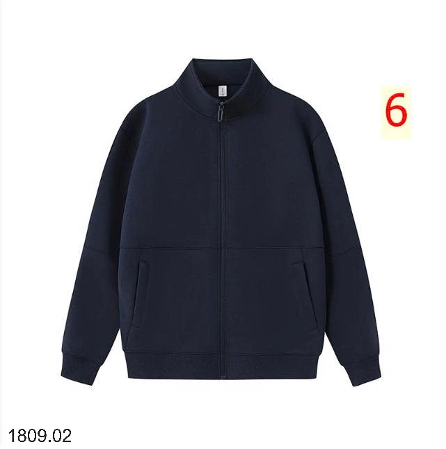 25HA1809.02 - ÁO KHOÁC NỈ CỔ ĐỨNG KÉO KHÓA