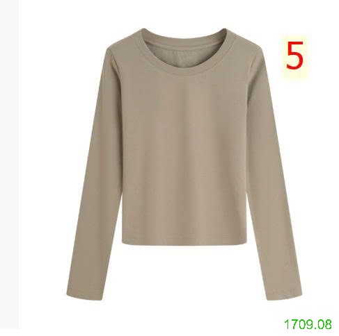25HA1709.08 - ÁO THUN TRƠN MÀU BASIC CHO NỮ