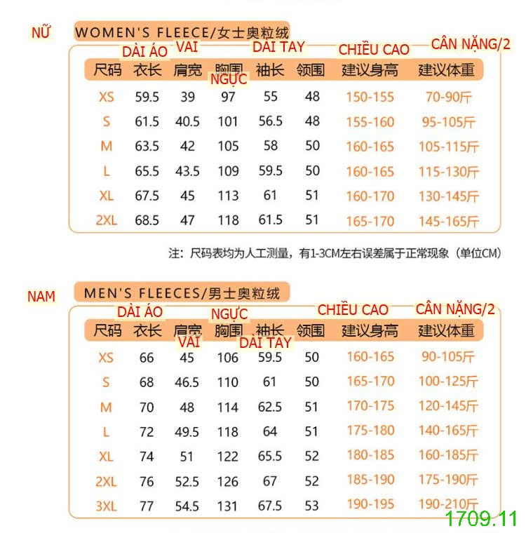 25HA1709.11 - ÁO KHOÁC LÔNG CỪU NAM NỮ