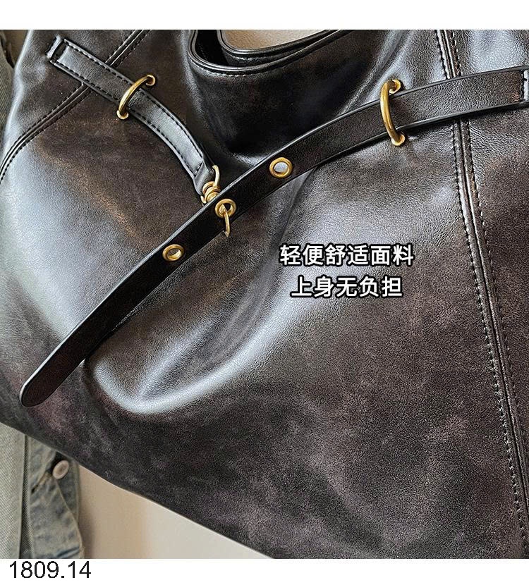 25HA1809.14 - TÚI TOTE DA CỔ ĐIỂN