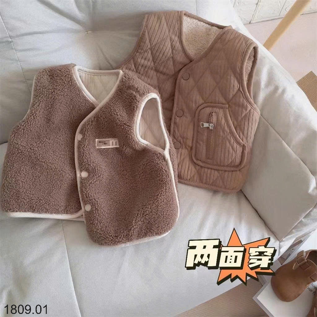 25HA1809.01 - ÁO GILE HAI MẶT CHO BÉ YÊU