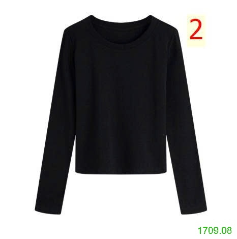 25HA1709.08 - ÁO THUN TRƠN MÀU BASIC CHO NỮ