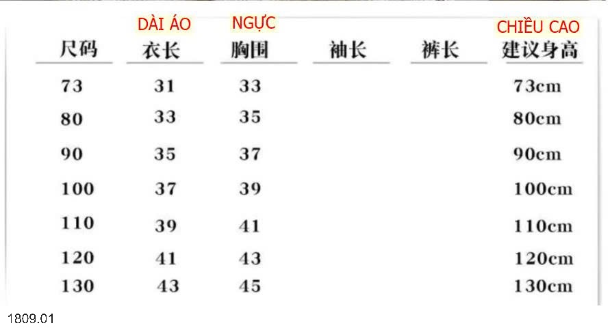 25HA1809.01 - ÁO GILE HAI MẶT CHO BÉ YÊU