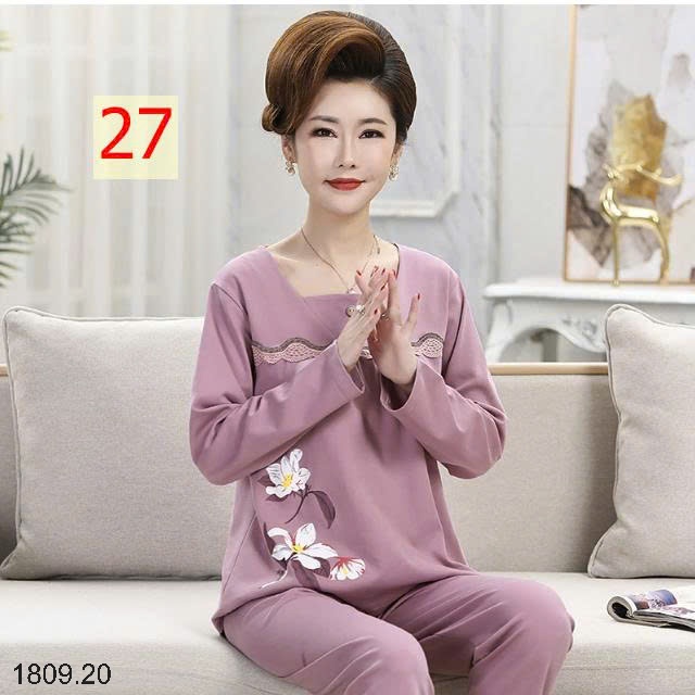 25HA1809.20 - BỘ THU ĐÔNG MẶC NHÀ TRUNG NIÊN