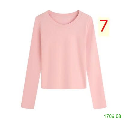 25HA1709.08 - ÁO THUN TRƠN MÀU BASIC CHO NỮ