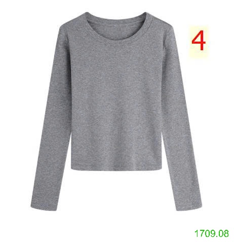 25HA1709.08 - ÁO THUN TRƠN MÀU BASIC CHO NỮ