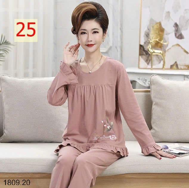 25HA1809.20 - BỘ THU ĐÔNG MẶC NHÀ TRUNG NIÊN