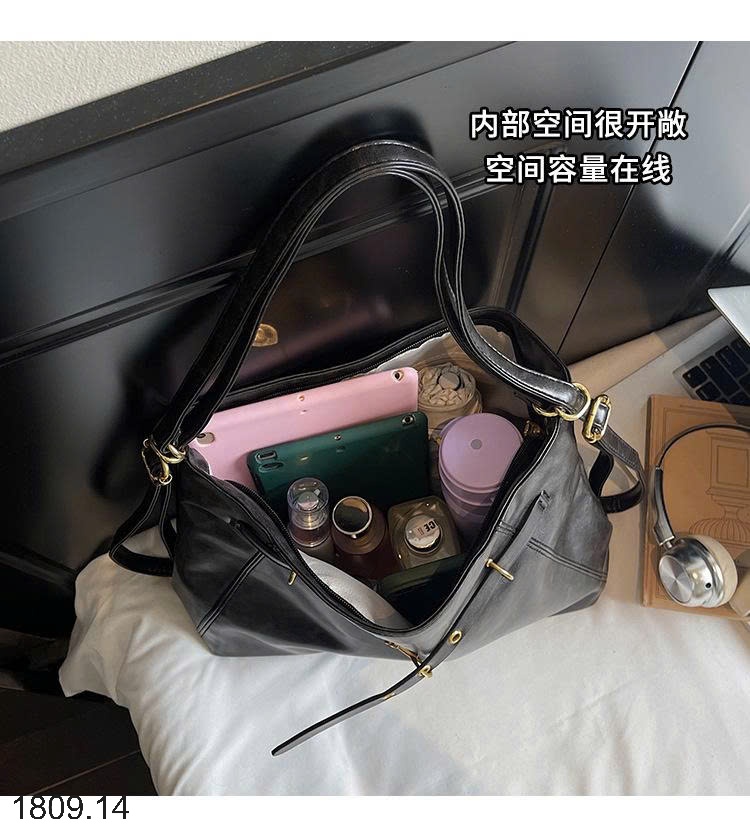 25HA1809.14 - TÚI TOTE DA CỔ ĐIỂN