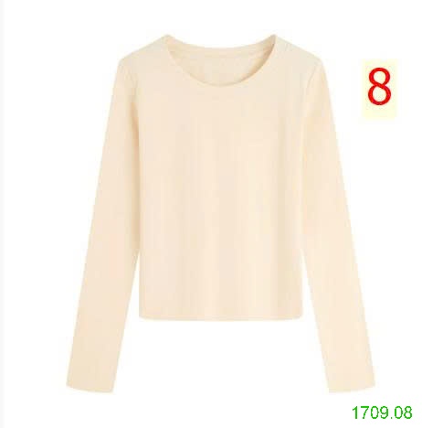 25HA1709.08 - ÁO THUN TRƠN MÀU BASIC CHO NỮ