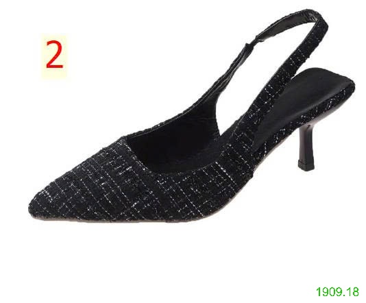 25HA1909.18 - GIÀY CAO GÓT MŨI NHỌN CHANEL KIỂU PHÁP