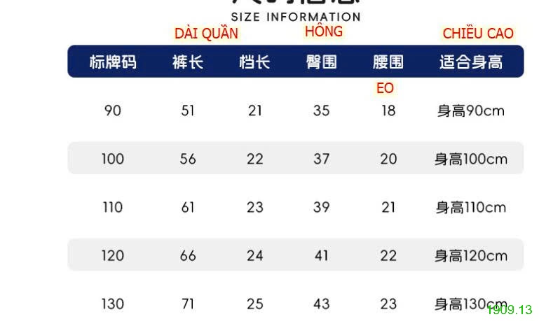 25HA1909.13 - QUẦN TÚI HỘP BO CHUN WELLKIDS BÉ TRAI