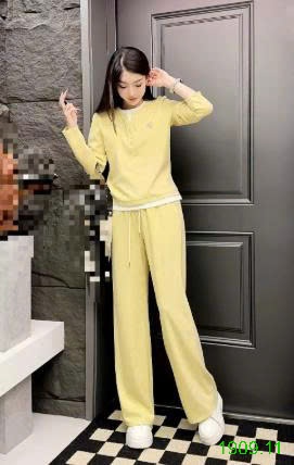 25HA1909.11 - SET BỘ NỈ CỔ TRÒN MẶC NHÀ CHO NỮ