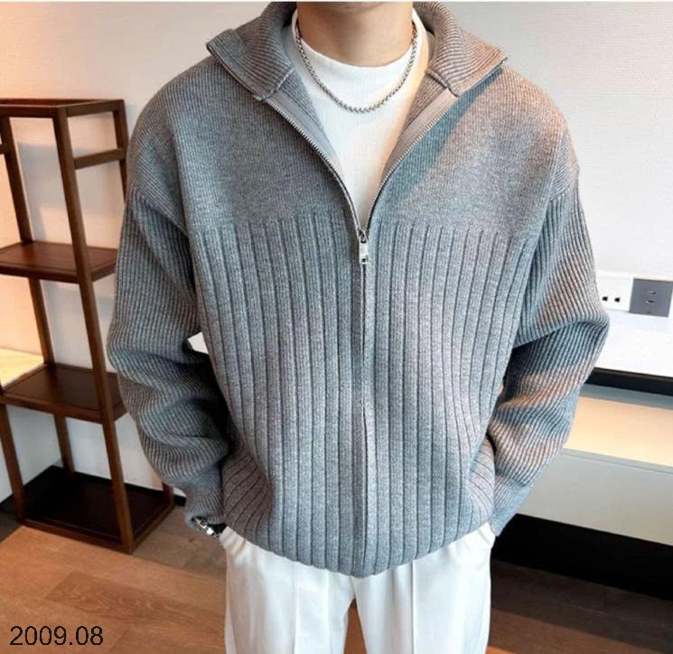 25HA2009.08 - ÁO KHOÁC CARDIGAN SỌC NAM