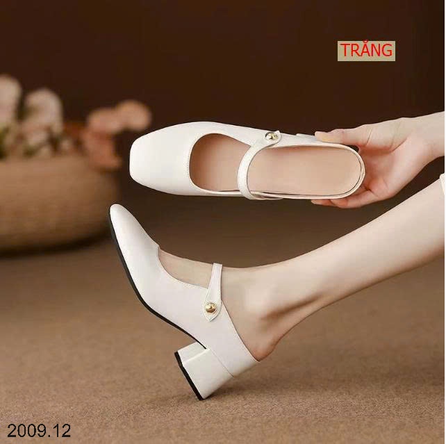 25HA2009.12 - SỤC MARRY JANE ĐẾ VUÔNG THẤP