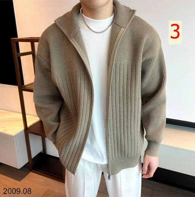 25HA2009.08 - ÁO KHOÁC CARDIGAN SỌC NAM