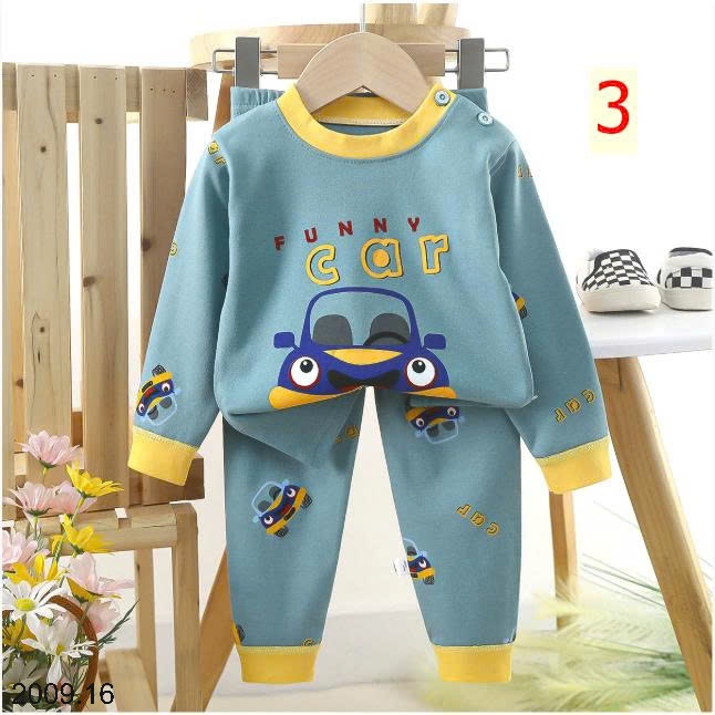 25HA2009.16 - SET 2 BỘ THU ĐÔNG MẶC NHÀ HOẠT HÌNH CHO BÉ