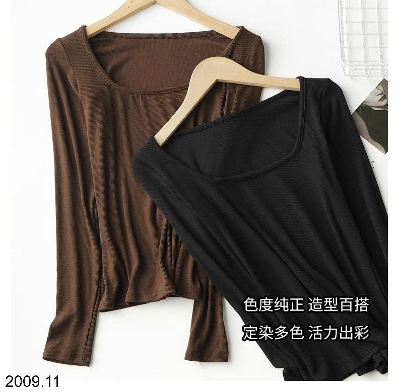 25HA2009.11 - ÁO THUN TĂM CỔ VUÔNG CHO NỮ