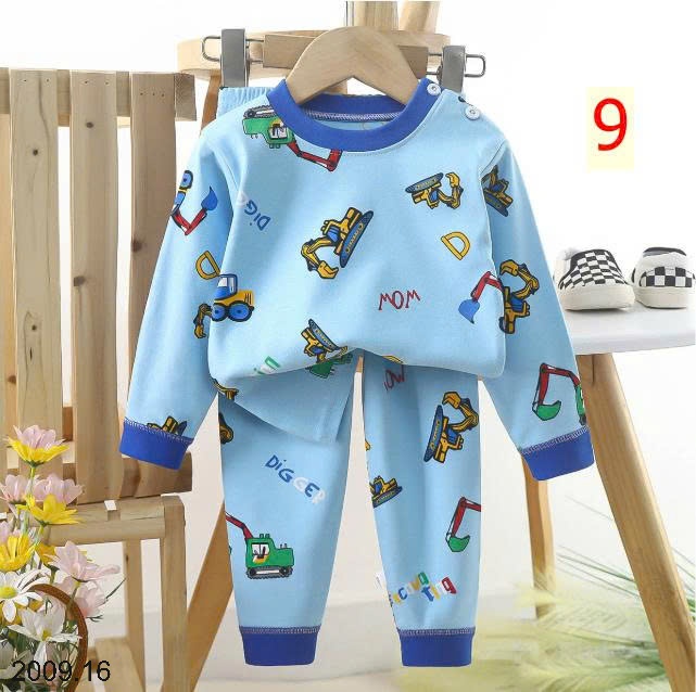 25HA2009.16 - SET 2 BỘ THU ĐÔNG MẶC NHÀ HOẠT HÌNH CHO BÉ