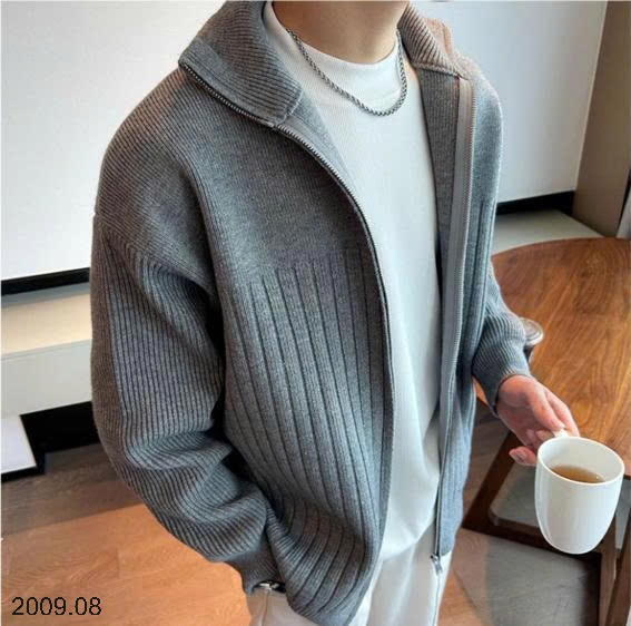 25HA2009.08 - ÁO KHOÁC CARDIGAN SỌC NAM