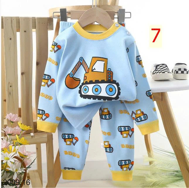 25HA2009.16 - SET 2 BỘ THU ĐÔNG MẶC NHÀ HOẠT HÌNH CHO BÉ