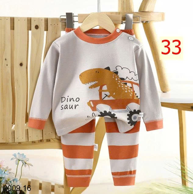 25HA2009.16 - SET 2 BỘ THU ĐÔNG MẶC NHÀ HOẠT HÌNH CHO BÉ