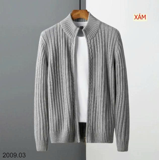 25HA2009.03 - ÁO LEN CARDIGAN NAM