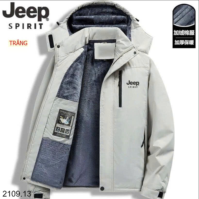 25HA2109.13 - ÁO KHOÁC NAM LÓT LÔNG JEEP