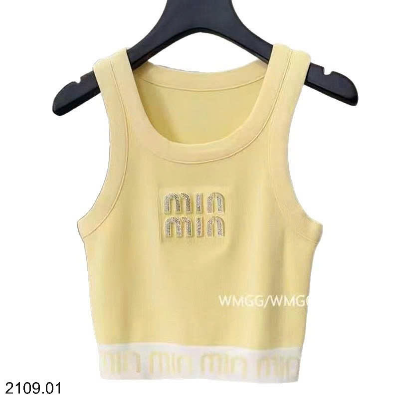 25HA2109.01 - ÁO DỆT KIM SÁT NÁCH MINMIN KIỂU DÁNG CHANEL